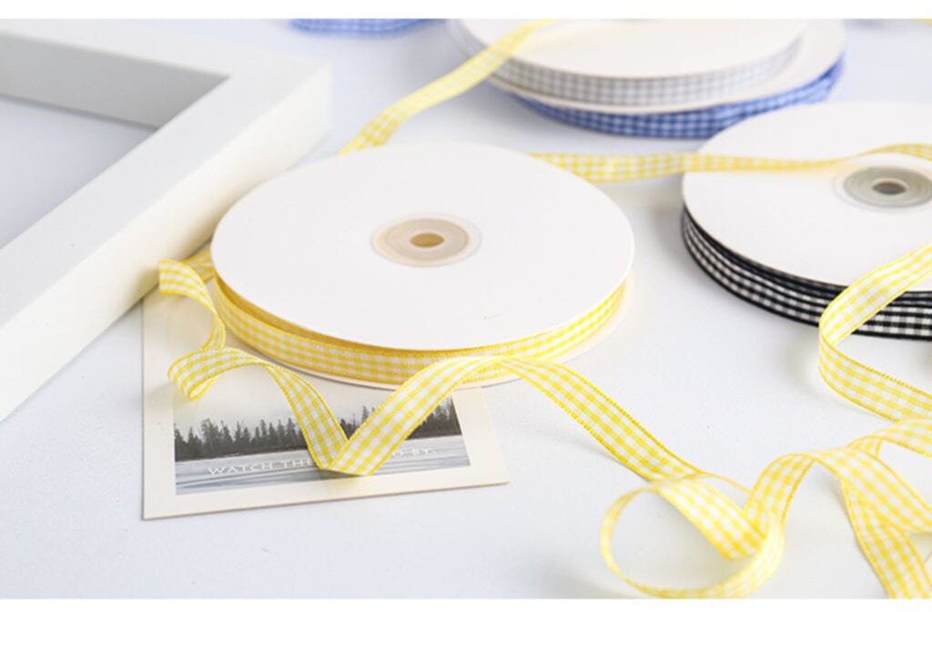 Plaid Ribbon - A Paper Maker